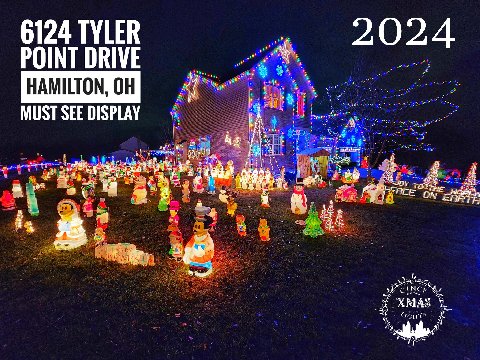 6093 Tyler Point Dr — Christmas lights in Hamilton, OH
