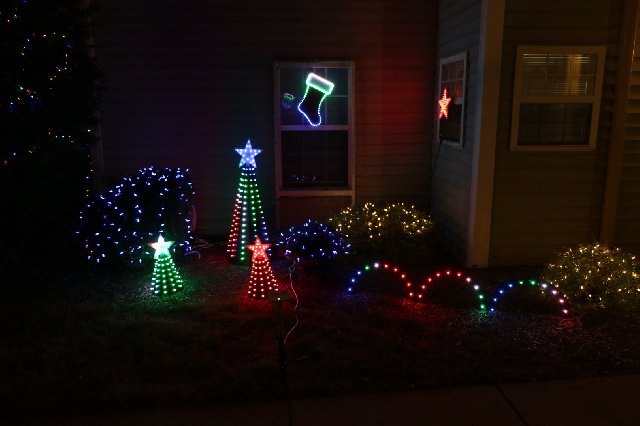 Clemson Tiger Rag Display — Christmas lights in Central, SC