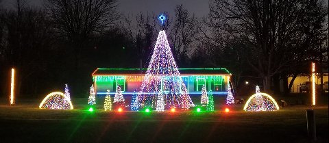 Ervin Road Christmas Lights — Christmas lights in Hillsboro, OH