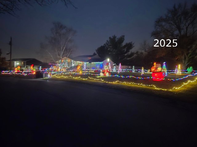 The Hill Family — Christmas lights in Liberty Township , OH