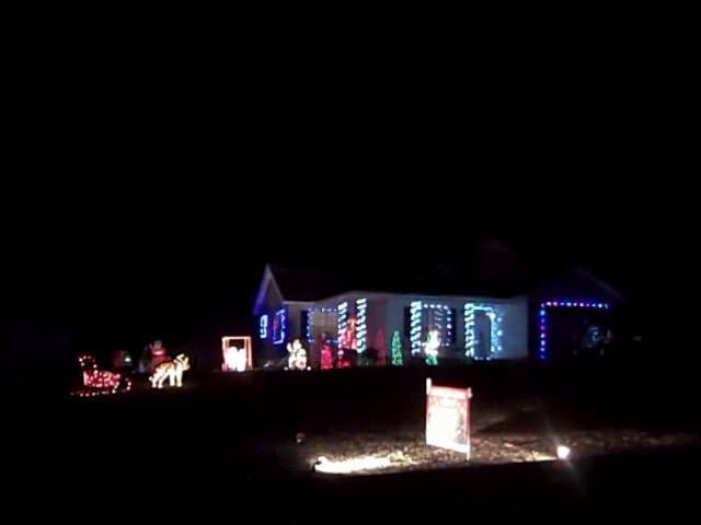 Peebles Family Christmas — Christmas lights in Hartselle, AL